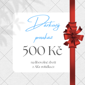 Dárkový poukaz na osvětlení 500 Kč