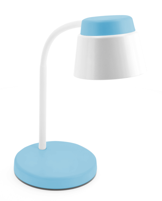 Stolní lampa GTV HELIN LB-HEL6W-25-DC modrá 6W 4000K